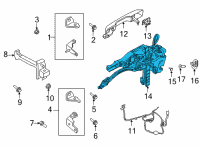 OEM 2022 Ford Bronco Sport LATCH Diagram - M1PZ-78264A26-B