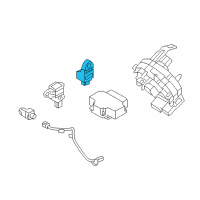 OEM Kia Optima Side Impact Sensor Assembly Diagram - 95920C2000