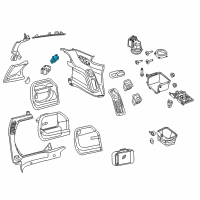 OEM 2020 Chrysler Voyager Switch-Seat RECLINE Diagram - 68234023AA