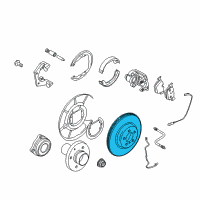 OEM 2010 BMW 550i Brake Disc, Ventilated Diagram - 34-21-6-775-291