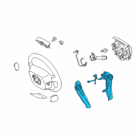 OEM Toyota Multifunction Switch Diagram - 84250-47200-B0