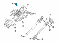 OEM Ford LOCK CYLINDER WITH KEYS Diagram - ML3Z-11582-A