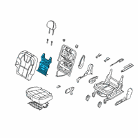 OEM Kia Telluride Pad U Diagram - 89370S9200