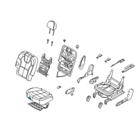 OEM Kia Telluride Pad U Diagram - 89250S9500