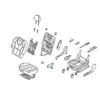 OEM Kia Telluride Pad U Diagram - 89246S9000LBR