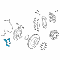 OEM 2022 Ford F-350 Super Duty Brake Hose Diagram - HC3Z-2078-E