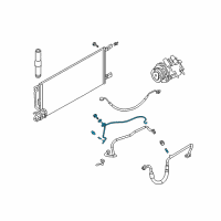 OEM 2004 Buick Rendezvous Tube Asm-A/C Evaporator Thermal Expansion Valve Diagram - 10378922