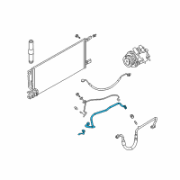 OEM 2003 Pontiac Aztek Tube Asm-A/C Evaporator Diagram - 10317080