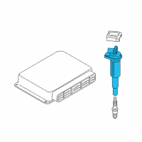 OEM BMW M6 Ignition Coil Diagram - 12-13-7-841-556