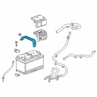 OEM Buick Hold Down Strap Diagram - 84656437