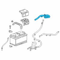 OEM Buick LaCrosse Positive Cable Diagram - 26688364