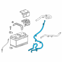 OEM Buick LaCrosse Positive Cable Diagram - 26698629