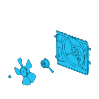 OEM Saturn Fan Shroud Diagram - 19130227