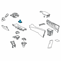 OEM 2021 Toyota C-HR Shift Boot Diagram - 58808-10170-C0
