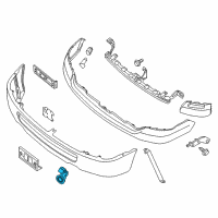 OEM Nissan Sensor-Sonar Diagram - 25994-1PA4B