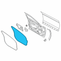 OEM 2020 Lincoln Continental Door Weatherstrip Diagram - GD9Z-5420530-B