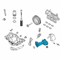 OEM Ford Fusion Oil Pump Diagram - FT4Z-6600-C