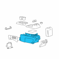 OEM 2006 Ford F-150 Console Diagram - 8L3Z-18045A36-CA