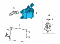 OEM 2021 Ram 1500 Pump-Auxiliary Coolant Diagram - 68430016AA