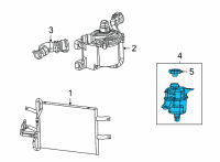 OEM Ram Bottle-COOLANT Recovery Diagram - 68335579AC