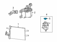 OEM 2019 Jeep Wrangler Coolant Recovery Bottle Cap Diagram - 68290247AA