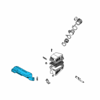 OEM 2002 Kia Sedona Duct Assembly-Front ESH Air Diagram - 0K52Y13330B