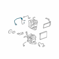 OEM 2009 Cadillac STS Harness Asm, Heater & A/C Control Wiring Diagram - 89023393