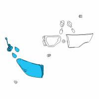 OEM Toyota Combo Lamp Assembly Diagram - 81550-0E100