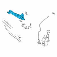 OEM 2022 Kia Forte Linkage Assembly-WINDSHI Diagram - 98120M6000