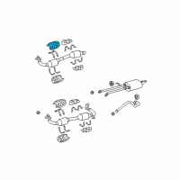 OEM Toyota Tundra Front Insulator Diagram - 18435-0P050