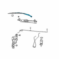 OEM 2012 Dodge Caliber Arm-Front WIPER Diagram - 5183257AA