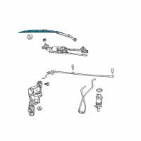 OEM Dodge Caliber Blade-Front WIPER Diagram - 5183258AA