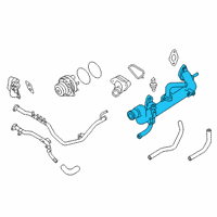OEM 2020 Infiniti QX60 Outlet Water Diagram - 11060-3NT0A