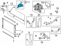 OEM Hyundai Sonata Tank Assy-Reservoir Diagram - 25430-L5000