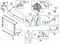 OEM 2022 Hyundai Sonata HOSE ASSY-OIL WARMER B Diagram - 25473-2J600