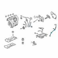 OEM 2008 Pontiac G5 Guide Tube Diagram - 12611013