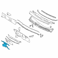 OEM Nissan INSULATOR-Dash, Lower Front Diagram - 67810-3WC0B