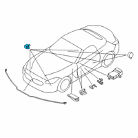 OEM BMW M235i xDrive Gran Coupe ACCELERATING SENSOR Diagram - 65-77-6-830-604