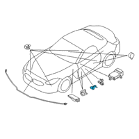 OEM 2020 BMW X1 SENSOR, PASSENGER'S SEAT:657711 Diagram - 65-77-6-993-870