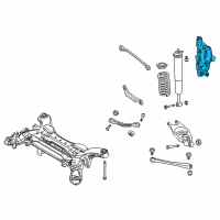 OEM Chrysler Pacifica Knuckle-Rear Diagram - 4743248AA