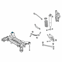 OEM Chrysler ISOLATOR-CROSSMEMBER Diagram - 4766746AA