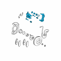 OEM 2004 Toyota Camry Caliper Diagram - 47750-08030