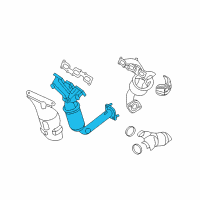 OEM 2008 Ford Fusion Preconverter Diagram - 8E5Z-5G232-B