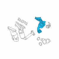 OEM 2008 Ford Fusion Preconverter Diagram - 7E5Z-5G232-AB