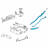 OEM 2019 Buick Enclave Filler Pipe Diagram - 84712261