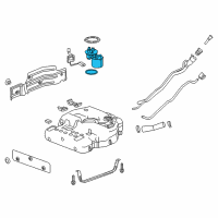 OEM GMC Acadia Fuel Pump Diagram - 85513895