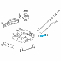 OEM 2019 Chevrolet Traverse Filler Hose Diagram - 84362976