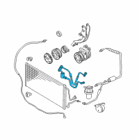 OEM 2002 Chevrolet Impala Hose & Tube Assembly Diagram - 10422443