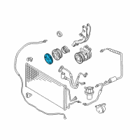 OEM 2000 Pontiac Firebird Clutch Plate & Hub Assembly Diagram - 6582085