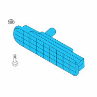 OEM 2019 Ford Flex High Mount Lamp Diagram - CA8Z-13A613-A